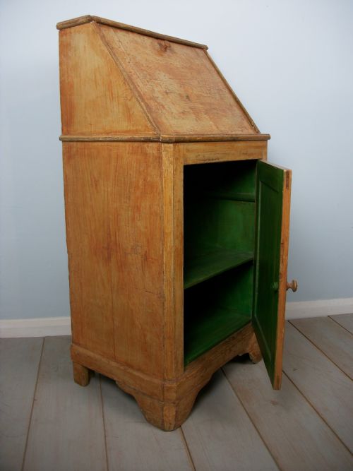 ANTIQUE ITALIAN PAINTED BUREAU CABINET - ADDITIONAL PHOTO 6