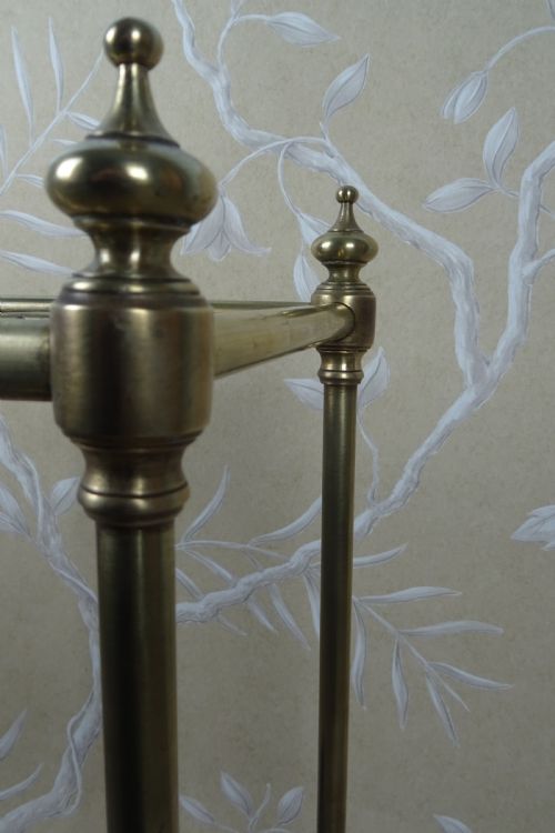 ANTIQUE BRASS UMBRELLA STICK HALL STAND - ADDITIONAL PHOTO 5