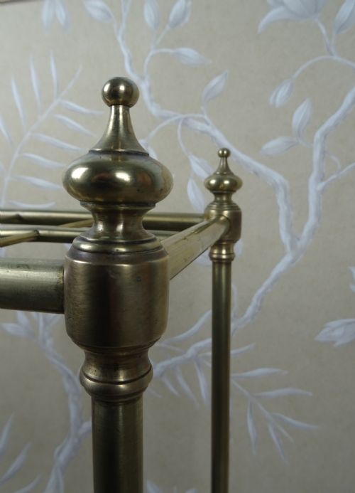 ANTIQUE BRASS UMBRELLA STICK HALL STAND - ADDITIONAL PHOTO 6