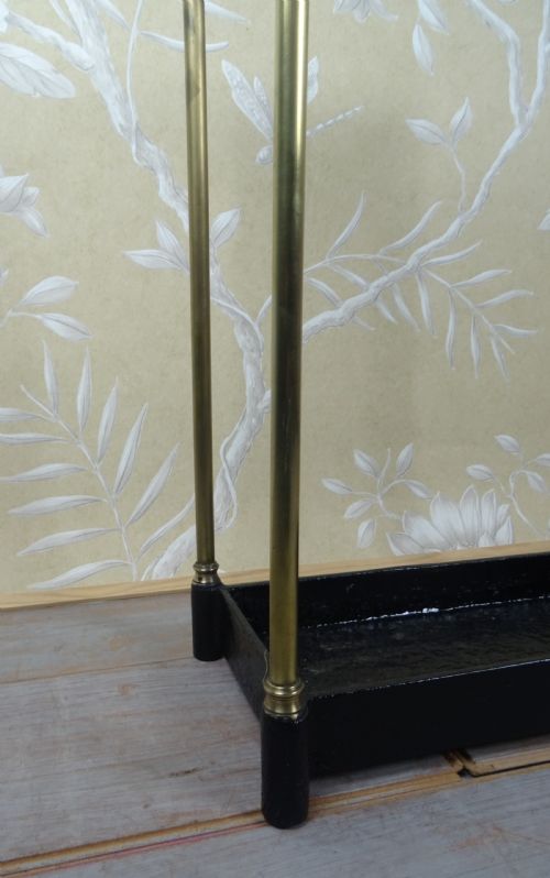 ANTIQUE BRASS UMBRELLA STICK HALL STAND - ADDITIONAL PHOTO 8