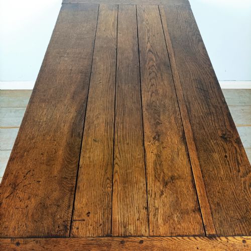 ANTIQUE OAK GEORGIAN FARMHOUSE COUNTRY TABLE - ADDITIONAL PHOTO 5