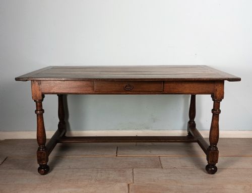 ANTIQUE OAK GEORGIAN FARMHOUSE COUNTRY TABLE - ADDITIONAL PHOTO 7