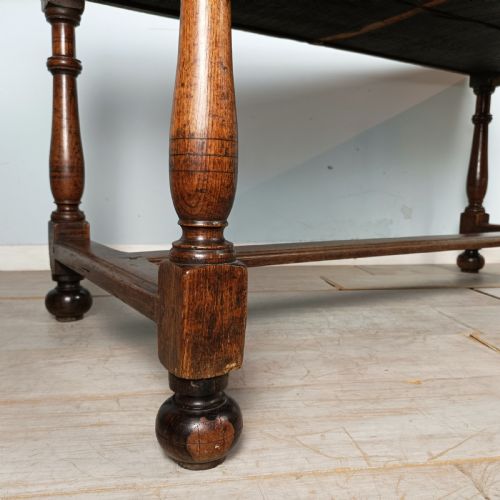 ANTIQUE OAK GEORGIAN FARMHOUSE COUNTRY TABLE - ADDITIONAL PHOTO 9
