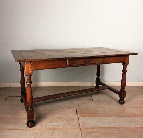 ANTIQUE OAK GEORGIAN FARMHOUSE COUNTRY TABLE - ADDITIONAL PHOTO 10
