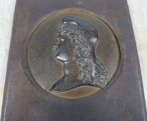 MARIANNE ANTIQUE BRONZE MEDALLION - ADDITIONAL PHOTO 7