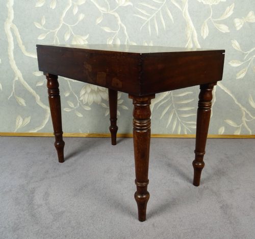 19TH CENTURY MAHOGANY SMALL TABLE WITH BIDET - ADDITIONAL PHOTO 10