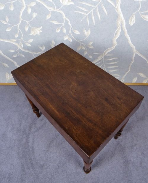 19TH CENTURY MAHOGANY SMALL TABLE WITH BIDET - ADDITIONAL PHOTO 8