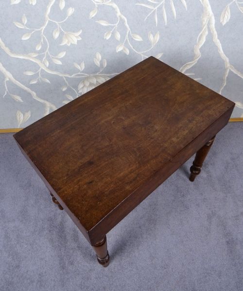 19TH CENTURY MAHOGANY SMALL TABLE WITH BIDET - ADDITIONAL PHOTO 9