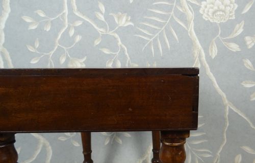 19TH CENTURY MAHOGANY SMALL TABLE WITH BIDET - ADDITIONAL PHOTO 12