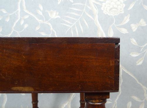 19TH CENTURY MAHOGANY SMALL TABLE WITH BIDET - ADDITIONAL PHOTO 13