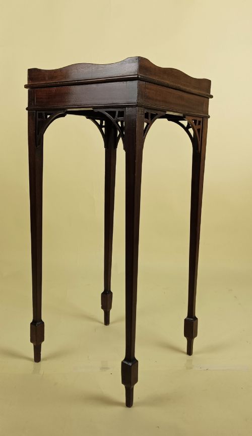 EDWARDIAN MAHOGANY KETTLE STAND - ADDITIONAL PHOTO 6