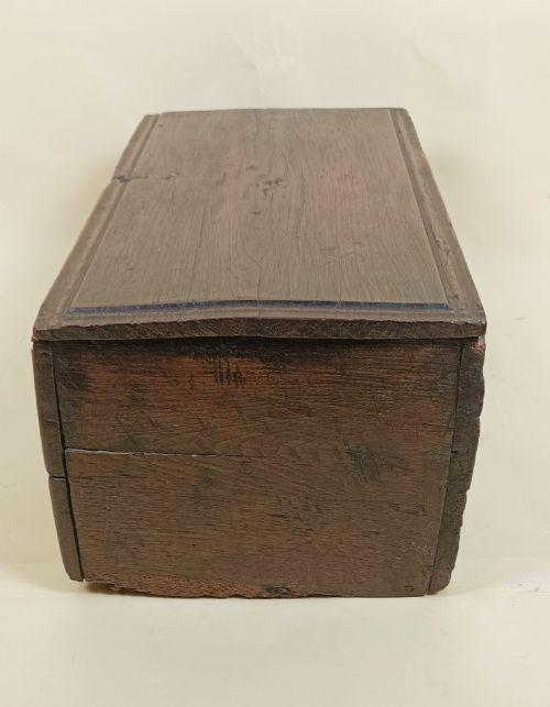 ANTIQUE ELM BIBLE BOX - ADDITIONAL PHOTO 9