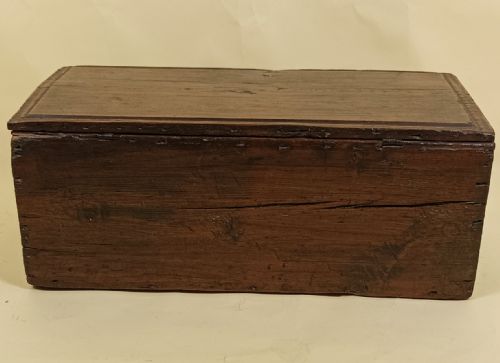 ANTIQUE ELM BIBLE BOX - ADDITIONAL PHOTO 8
