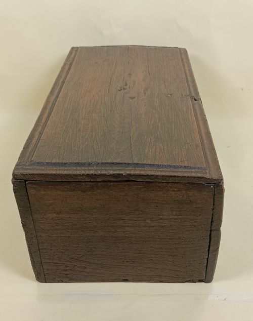 ANTIQUE ELM BIBLE BOX - ADDITIONAL PHOTO 1