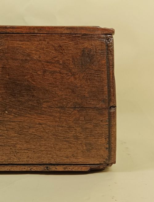 ANTIQUE ELM BIBLE BOX - ADDITIONAL PHOTO 4