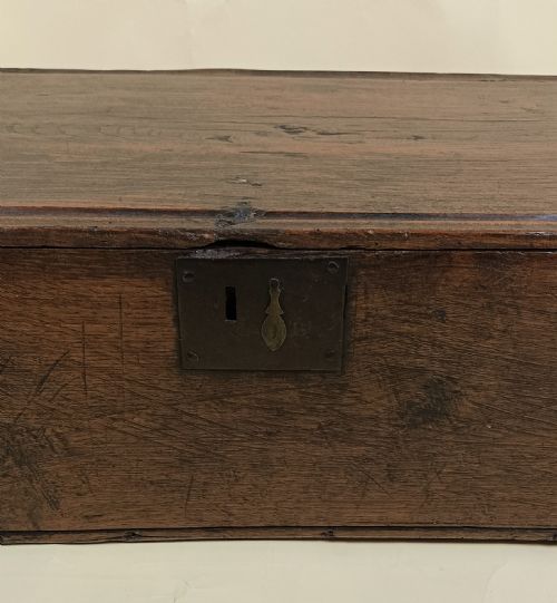ANTIQUE ELM BIBLE BOX - ADDITIONAL PHOTO 6