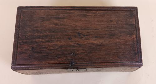 ANTIQUE ELM BIBLE BOX - ADDITIONAL PHOTO 7