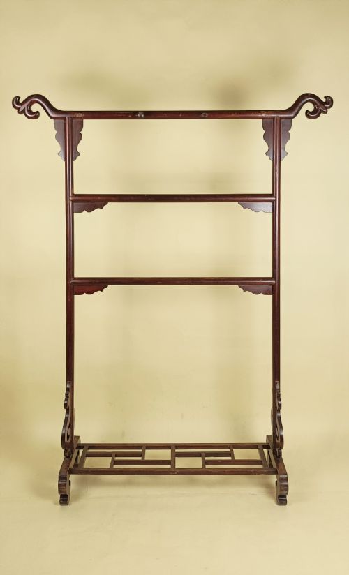 ANTIQUE CHINESE CARVED HALL STAND - ADDITIONAL PHOTO 1