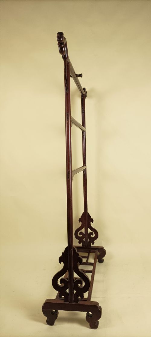 ANTIQUE CHINESE CARVED HALL STAND - ADDITIONAL PHOTO 4