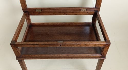 EDWARDIAN OAK DISPLAY TABLE - ADDITIONAL PHOTO 9