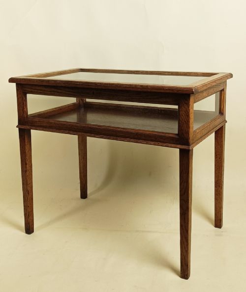 EDWARDIAN OAK DISPLAY TABLE - ADDITIONAL PHOTO 11