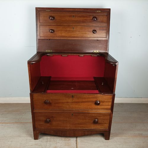 ANTIQUE GEORGIAN COMMODE DRINKS CABINET - ADDITIONAL PHOTO 14
