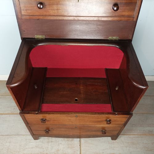 ANTIQUE GEORGIAN COMMODE DRINKS CABINET - ADDITIONAL PHOTO 8