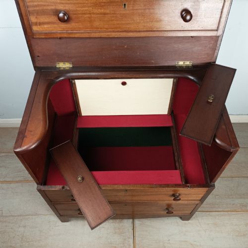 ANTIQUE GEORGIAN COMMODE DRINKS CABINET - ADDITIONAL PHOTO 10