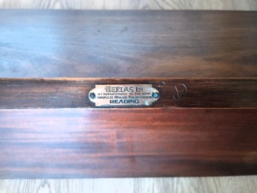ANTIQUE MAHOGANY BOOK TROUGH ON LEGS - ADDITIONAL PHOTO 3