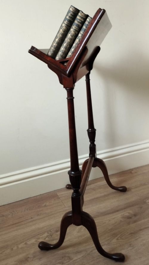 antique mahogany book trough on legs - CATEGORY: ANTIQUE BOOKCASES - DATED EDWARDIAN