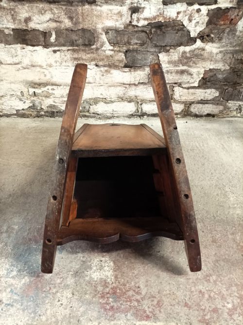 GEORGIAN MAHOGANY CHILD'S ROCKING CHAIR - ADDITIONAL PHOTO 8