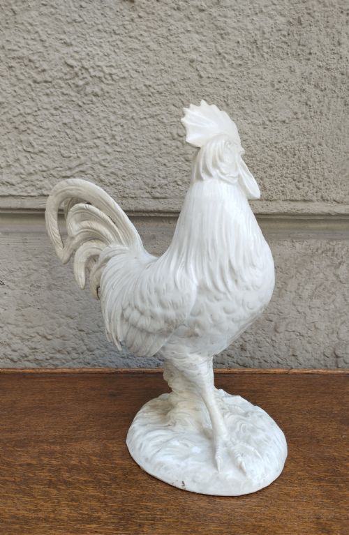 ANTIQUE VIENNA PORCELAIN ROOSTER - ADDITIONAL PHOTO 10