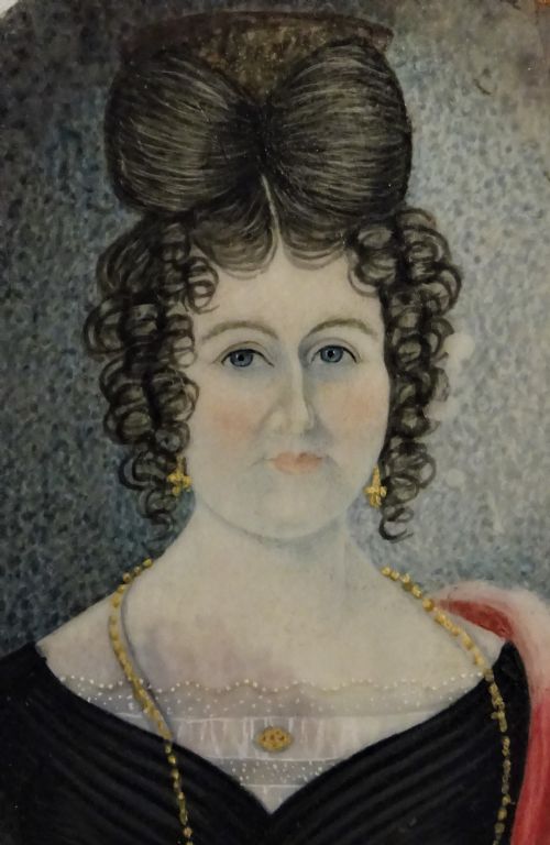 FINE GEORGIAN PORTRAIT MINIATURE OF A LADY - ADDITIONAL PHOTO 7