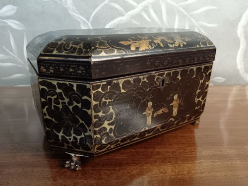 19TH CENTURY CHINESE TEA CADDY - ADDITIONAL PHOTO 1
