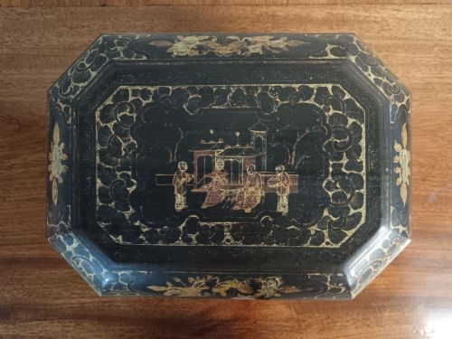 19TH CENTURY CHINESE TEA CADDY - ADDITIONAL PHOTO 5