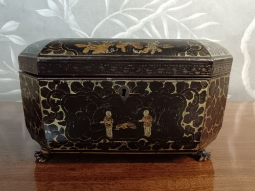 19TH CENTURY CHINESE TEA CADDY - ADDITIONAL PHOTO 6