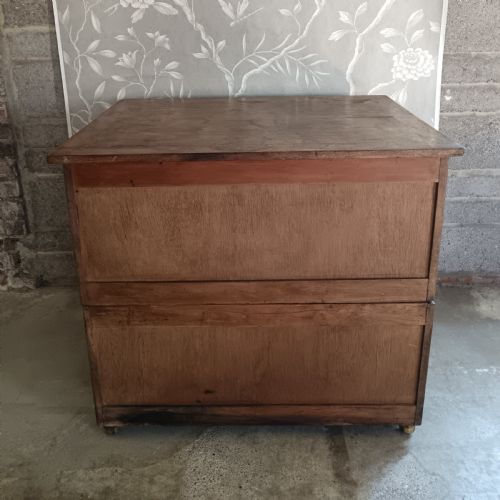 ANTIQUE COLLECTOR OR ARCHITECT PLAN CHEST 1920 - ADDITIONAL PHOTO 6