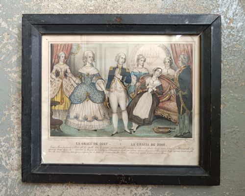 SET OF THREE LITHOGRAPHS DEPICTING SCENES FROM POPULAR MELODRAMA LA GRCE DE DIEU - ADDITIONAL PHOTO 1