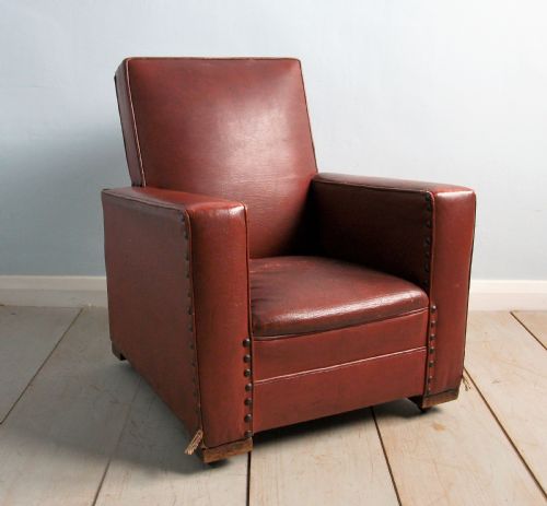 ART DECO CHILD'S CLUB CHAIR - ADDITIONAL PHOTO 1