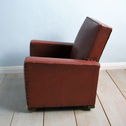 ART DECO CHILD'S CLUB CHAIR - ADDITIONAL PHOTO 2
