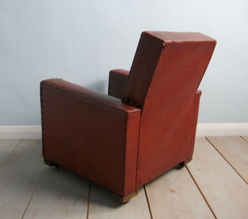 ART DECO CHILD'S CLUB CHAIR - ADDITIONAL PHOTO 3