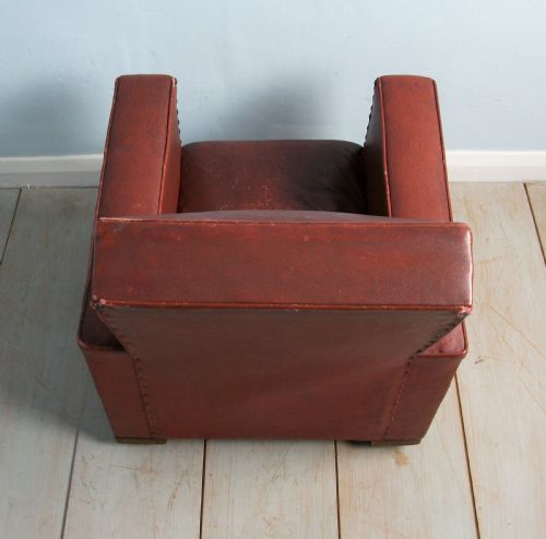 ART DECO CHILD'S CLUB CHAIR - ADDITIONAL PHOTO 5