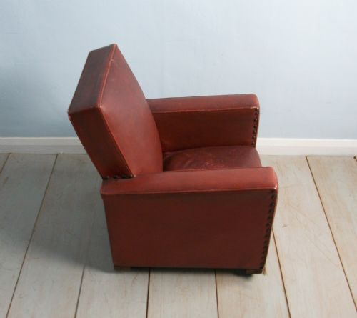 ART DECO CHILD'S CLUB CHAIR - ADDITIONAL PHOTO 6