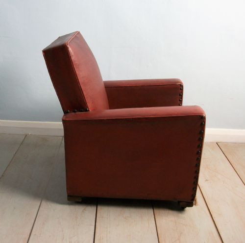 ART DECO CHILD'S CLUB CHAIR - ADDITIONAL PHOTO 7