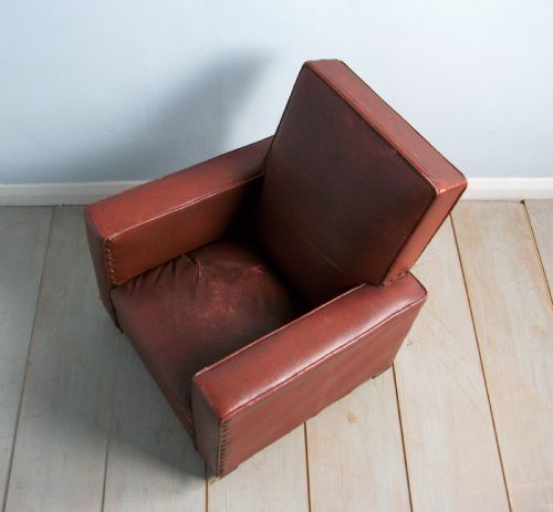 ART DECO CHILD'S CLUB CHAIR - ADDITIONAL PHOTO 11