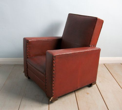 ART DECO CHILD'S CLUB CHAIR - ADDITIONAL PHOTO 12
