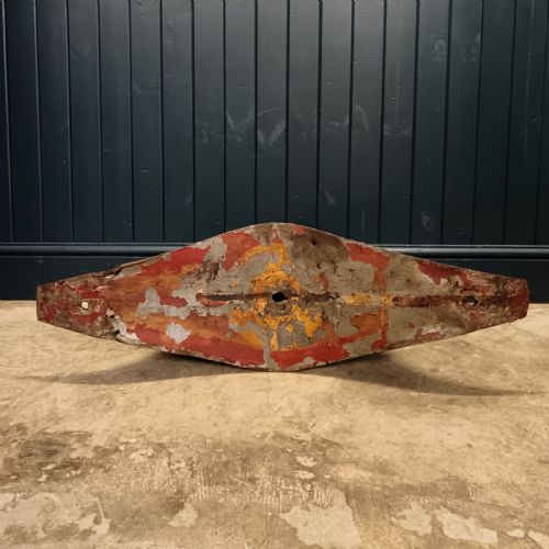 EXTREMELY RARE 19TH CENTURY TOLEWARE BICORN HATMILITARY TRADE SIGN - ADDITIONAL PHOTO 5