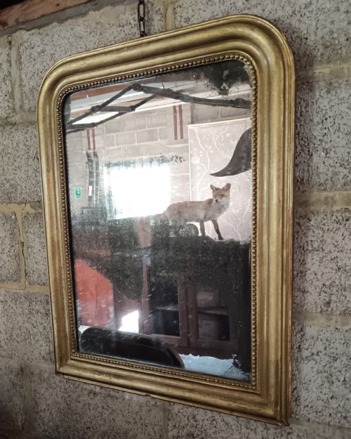 19TH CENTURY FRENCH GILDED MIRROR - ADDITIONAL PHOTO 1