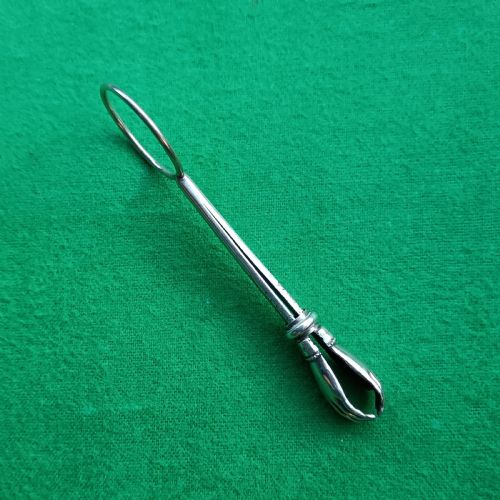 VICTORIAN SILVER SKIRT LIFTER AND HOLDER - ADDITIONAL PHOTO 2