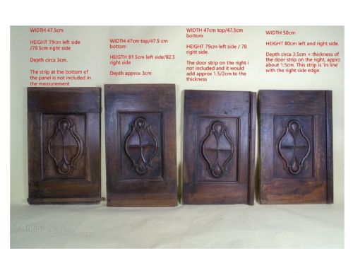 FOUR 17TH C ITALIAN WALNUT CARVED DOOR PANELS - ADDITIONAL PHOTO 11